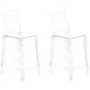 Set Di 2 Sgabelli Da Bar Trasparente WELLINGTON 1 Set Di 2 Sgabelli Da Bar Trasparente WELLINGTON -Beliani undef src sa picid 844589 type whitesh image