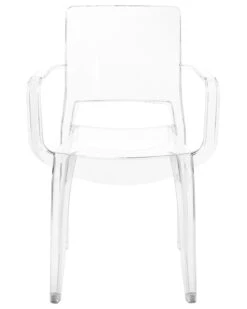 Set Di 2 Sedie Da Pranzo Trasparente KENWOOD 13 Set Di 2 Sedie Da Pranzo Trasparente KENWOOD -Beliani undef src sa picid 844649 type whitesh image