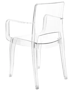 Set Di 2 Sedie Da Pranzo Trasparente KENWOOD 14 Set Di 2 Sedie Da Pranzo Trasparente KENWOOD -Beliani undef src sa picid 844650 type whitesh image