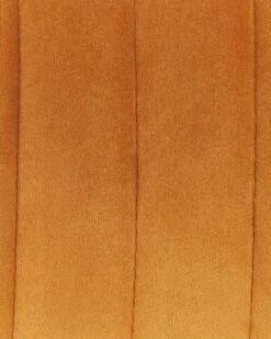 Set Di 2 Sedie Da Pranzo Velluto Arancione E Nero SANILAC 18 Set Di 2 Sedie Da Pranzo Velluto Arancione E Nero SANILAC -Beliani undef src sa picid 847099 type whitesh image