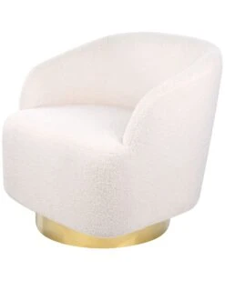 Poltrona Bianco Crema E Oro LAVIK 15 Poltrona Bianco Crema E Oro LAVIK -Beliani undef src sa picid 848041 type whitesh image