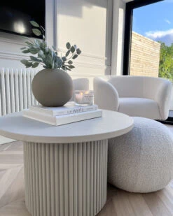 Poltrona Tessuto Bianco LOEN 15 Poltrona Tessuto Bianco LOEN -Beliani undef src sa picid 850893 type whitesh image