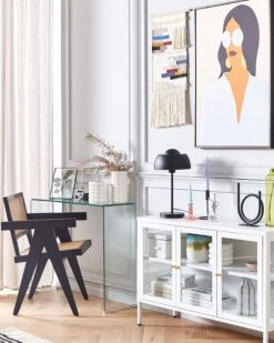 Sedia Da Pranzo Legno Rattan Naturale Nera WESTBROOK 13 Sedia Da Pranzo Legno Rattan Naturale Nera WESTBROOK -Beliani undef src sa picid 852752 type whitesh image